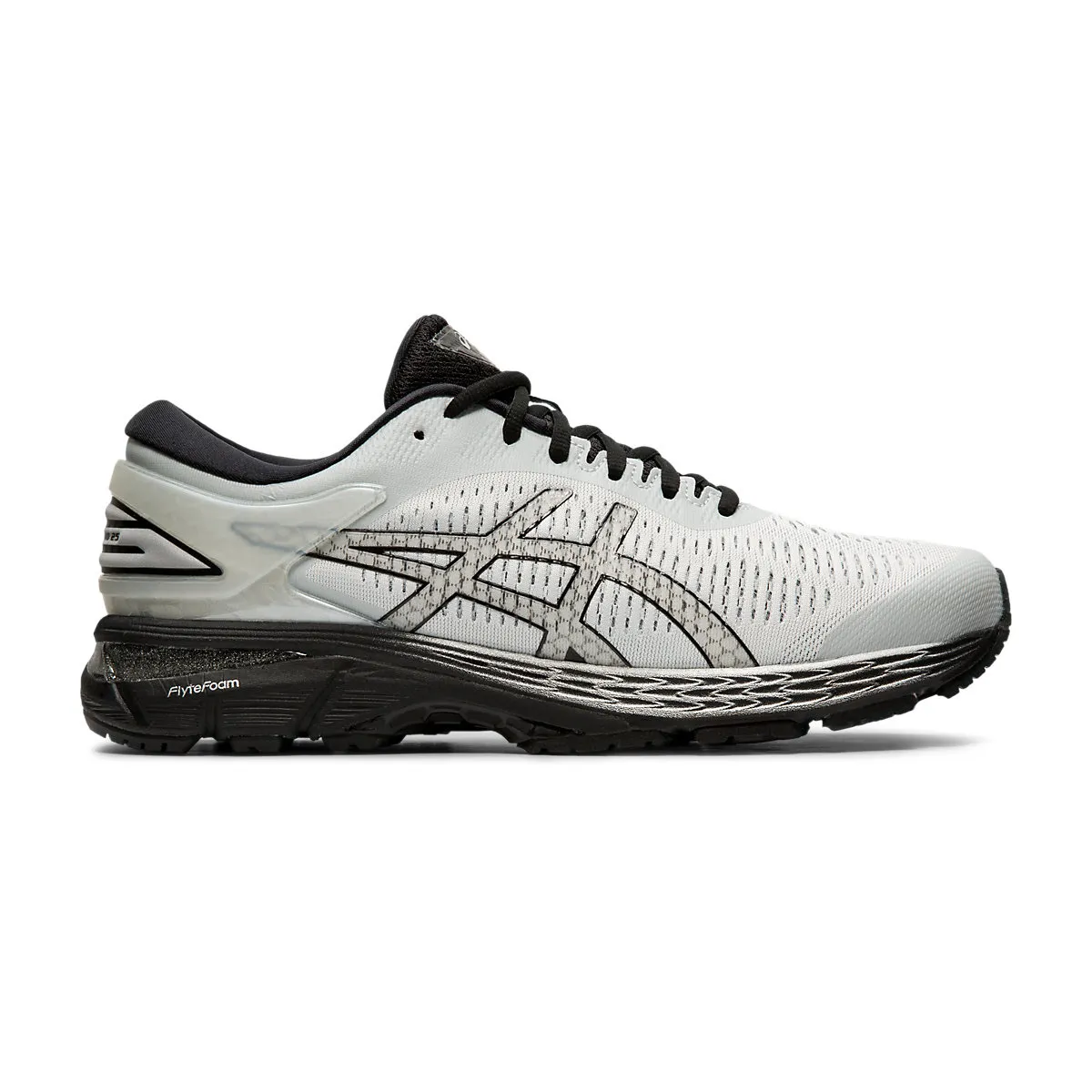 asics KAYANO 25.0 ホワイト/シルバー/ブラック Asics MEN'S KAYANO 25 021